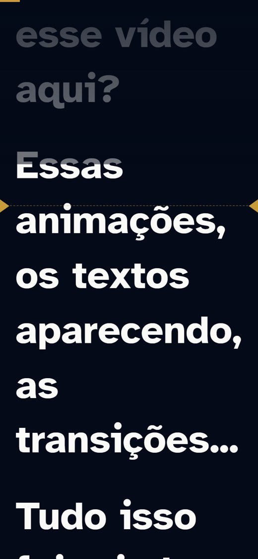Tela real do teleprompter que a Gisele criou com ajuda de IA